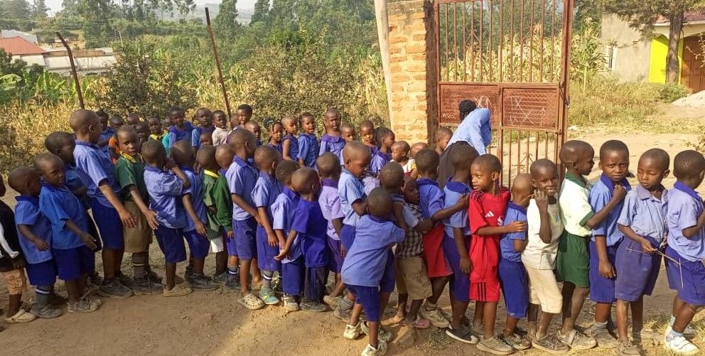 Pupils at the community school