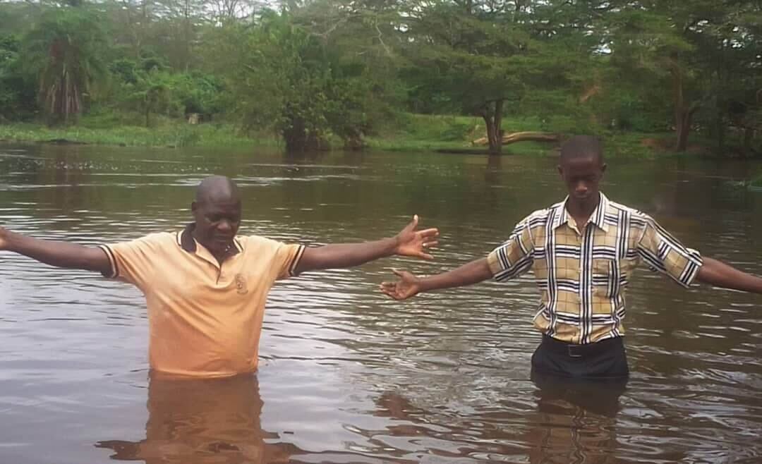 Baptism outreach event