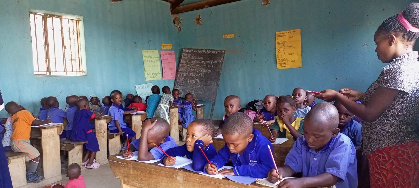 Pupils at GCPM community school