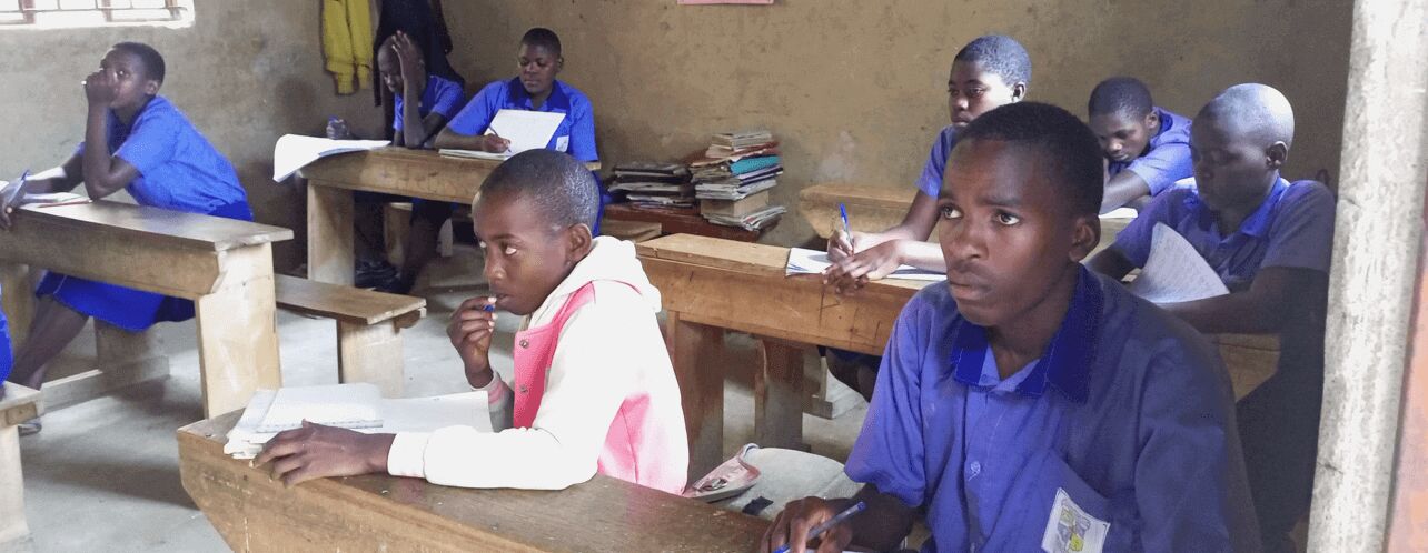 Students in class at GCPM school